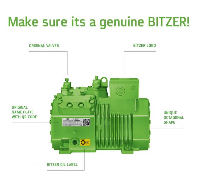 저온 저장을 위한 2HP 중간 온도 Bitzer 집광 단위