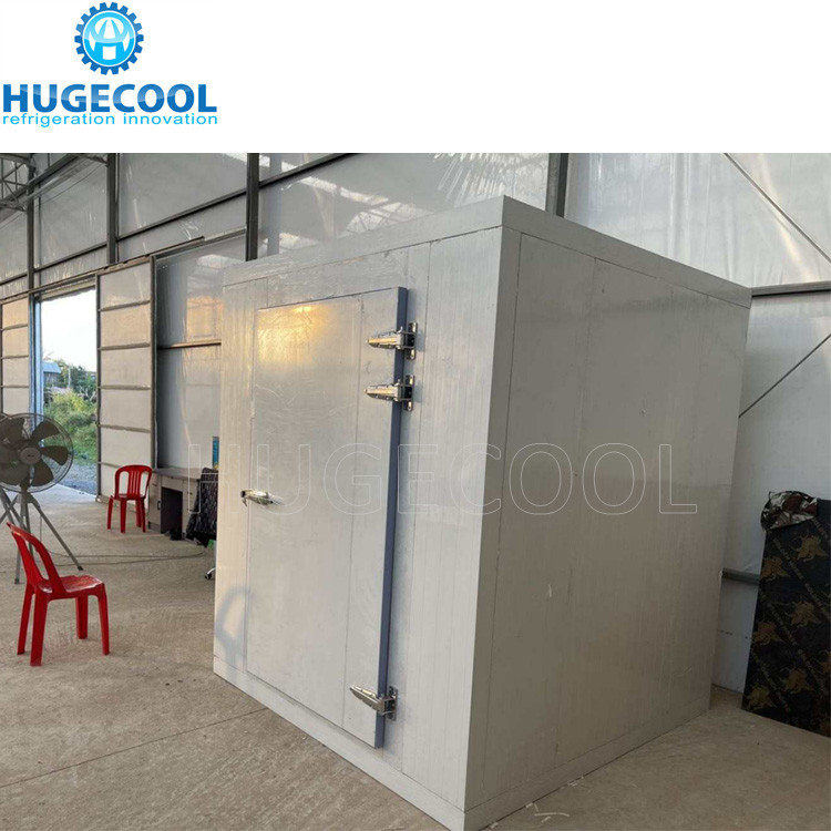 Gas station cold room refrigeration unit with PU panels