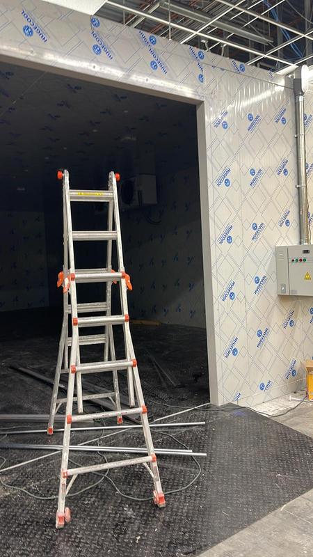 Walk In Freezer Cold Room For Seafood Meat Storage With Famous Compressor
