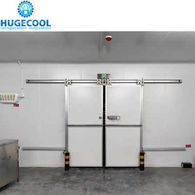 Stainless Steel Hinged Door Cold Storage Room with Aluminum Rail and No Packaging
